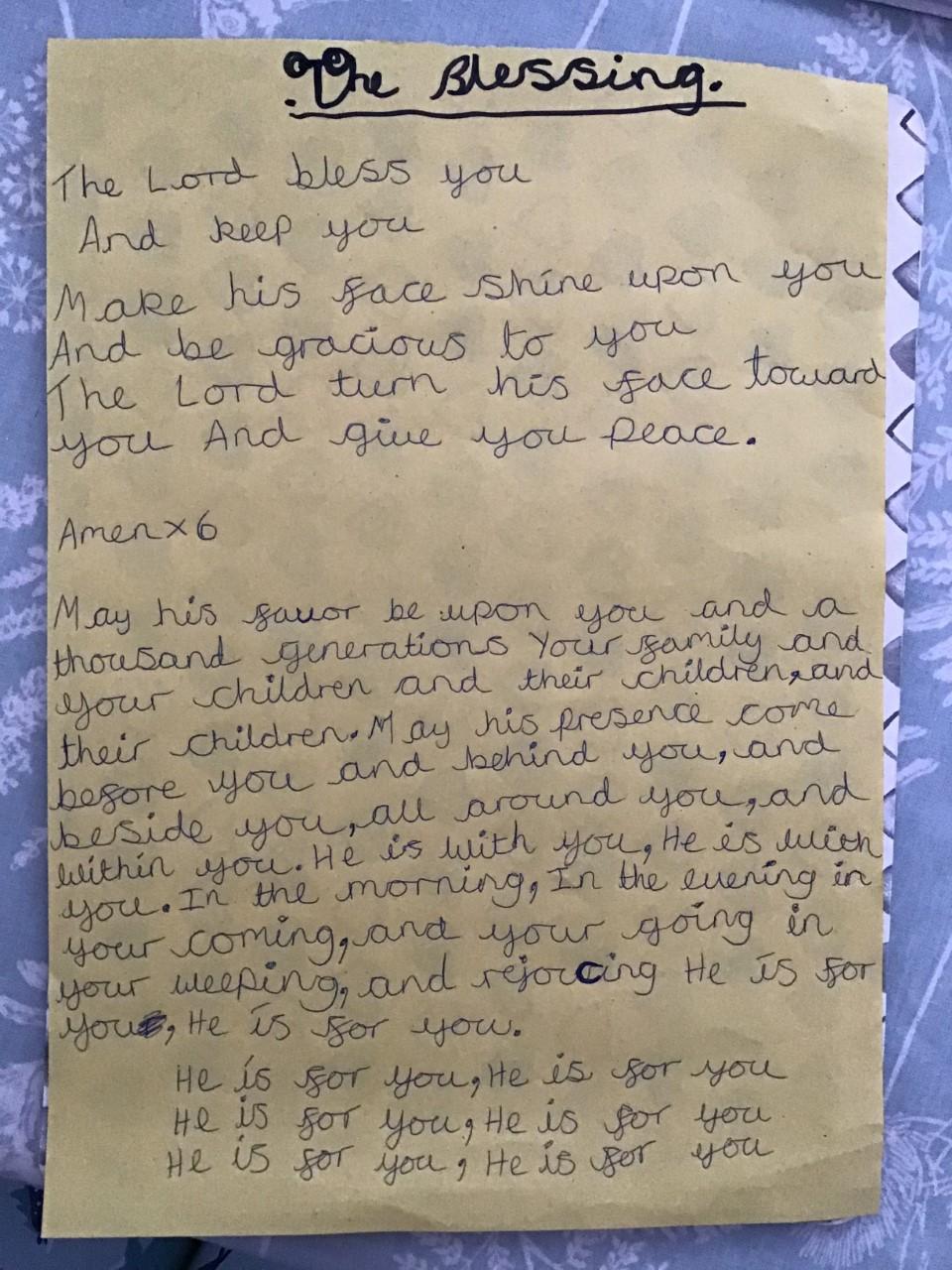 Erin's Lovely Blessing
